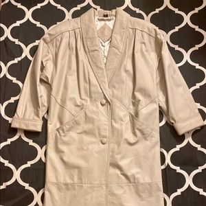 Vintage Jacqueline Ferrar leather coat